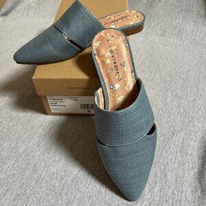 Lucky Brand Blue Slip-on Mules.  Never Worn.  Size 7.5 US | 38 EU